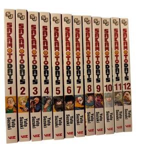 Sakamoto Days Manga Comic Book Set Volumes 1-12 by Yuto Suzuki